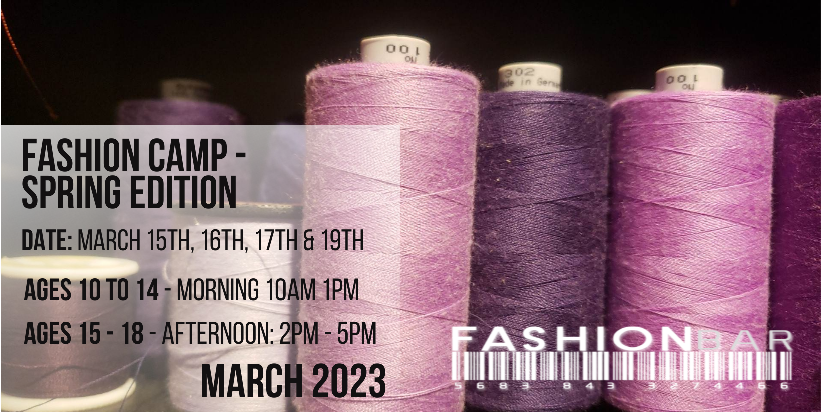 Fashion Camp Weekend Edition FashionBar LLC